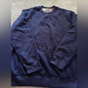 Izod Men's Dark Blue Crewneck Sweater